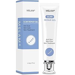 Advanced Scar Removal Gel for Old and New Scars, Acne Scars, Surgery Scars, Scars from Burns, Cuts, and Other Injuries Repair, Face and Body Skin Repair Gel, 20g