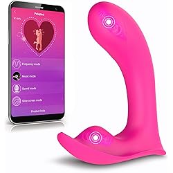 Smart Wearable Bluetooth G Spot Clit Panty Vibrator for Women with APP Control, Pelepas Invisible Vibrating Panties Egg 11 Vibration 2 Motors Waterproof Butterfly Clitoral Stimulator Adult Sex Toys