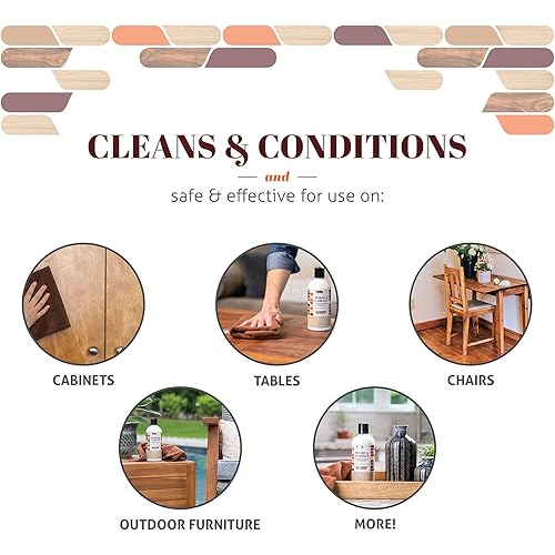 Therapy Furniture Polish & Wood Cleaner Kit 16 oz. Cabinet and Table Restorer
