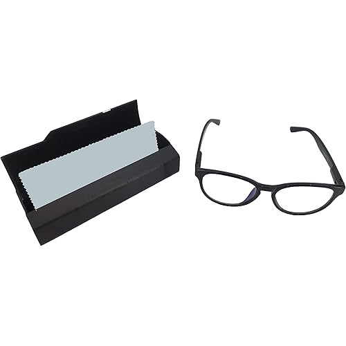 Blue Light Gaming Glasses Filtering Shield Computer ReadingGaming Glasses - 0.0 Magnification - Anti Blue Light 100% UV Protection Low Color Distortion, Classic Black Frame - Essential Gaming Gear