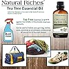 Natural Riches Organic Tea Tree Oil - Pure USDA Organic Certified Tea Tree Essential Oil for Acne, Hair, Skin and Scalp for Diffuser or Humidifier Aromatherapy Premium Quality Therapeutic 1 fl oz