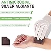 Silver Ag Calcium Alginate Wound Dressing 4.25'' x 4.25'', 5 Packs, High Absorbent Non-Stick Ag Gauze Patch, Soft, Comfortable, Minimize Pain & Trauma for Pressure Ulcer, Bed Sore, Leg Sore
