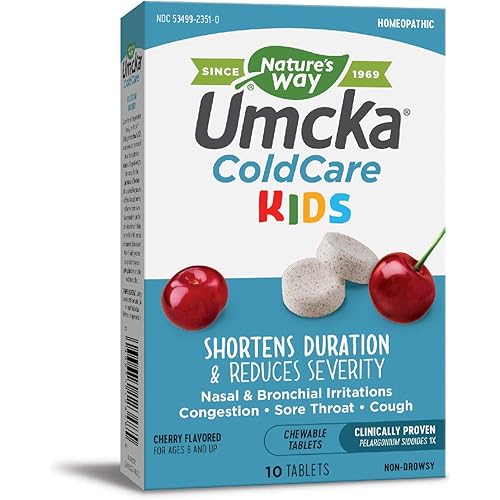 Nature's Way Umcka® ColdCare Kids Chewable Cherry
