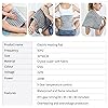 Rvlaugoaa Electric Heating Pad for Back Pain ReliefPeriod Cramps, with Auto Shut Off, Fast Heating ＆ Super-Soft, Machine-Washable, for Home Use