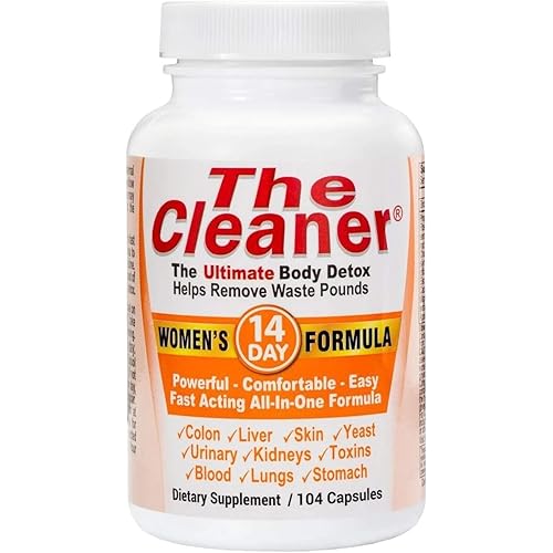 The Cleaner 14 Day Women's and 14 Day Men's Ultimate Body Detox, 104 Capsules Each