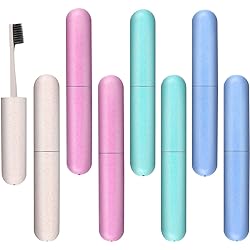 8 Pack Toothbrush Case, Travel Toothbrush Holder, Toothbrush Cover for SchoolBusinessHomeMountain Climbing