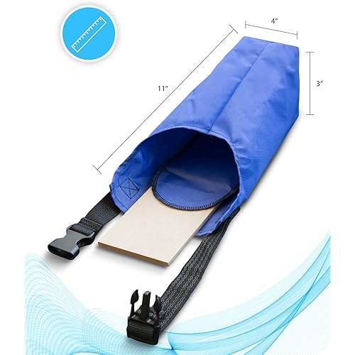 NYOrtho Urine Bottle Holder for Men - Nylon Pouch Urine Bottle Carrier with Adjustable Webbing with Gripper for Hospital Bed or Wheelchair Urine Bottle not Included