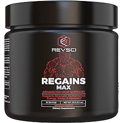 HGH Supplements for Men - Regains MAX Human Growth Hormone for Men & Women Booster, Anabolic Male Bodybuilding Supplements, Enhancing Workout Supplement for Men, Clear Muscle Builder for Men, Powder