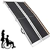 Wheelchair Ramps 6FT, gardhom Aluminum Extra Wide 31.3” Folding Portable Ramp for Home Stairs Steps Car SUV