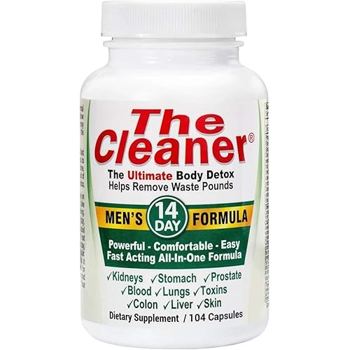 The Cleaner 14 Day Women's and 14 Day Men's Ultimate Body Detox, 104 Capsules Each