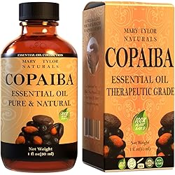 Copaiba Essential Oil 1 oz, Premium Therapeutic Grade, 100% Pure and Natural, Perfect for Aromatherapy, Diffuser, DIY by Mary Tylor Naturals