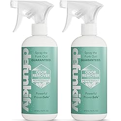 Defunkify Odor Remover Spray, Peppermint - Crushes Odor - with Ionic Silver & Pure Essential Oil Scent - 32 floz 2-Pack of 16 floz bottles Peppermint