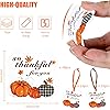 48 Pieces Thanksgiving Autumn Pumpkin So Thankful for You Gift Tags with Rope Pumpkin Thank You Present Tag Thanksgiving Pumpkin Hanging Label Thankful Party Favor Tags