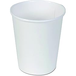 Dixie 10 oz. Paper Hot Coffee Cup by GP PRO Georgia-Pacific, White, 2340W, 1,000 Count 50 Cups Per Sleeve, 20 Sleeves Per Case