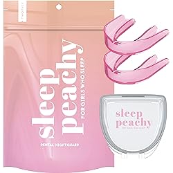 Sleep Peachy Night Guard for Women - Pack of 2 Mouth Guard for Teeth Grinding, Clenching and Bruxism Pink