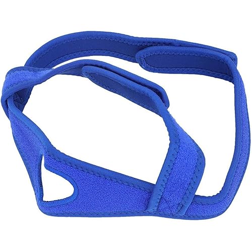 Anti-Snore Strap Stop Snoring Snoring Chin Strap,Sleep Aids Devices,for All Skin TypesBlue