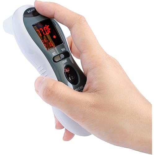 Ultra Pulse Ear and Forehead Digital Thermometer Check with Pulse-Rate Monitor, Fingertip, Ear Thermometer, Forehead Thermometer, Fever Thermometer, Best Sellers Approved