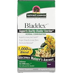 Nature's Answer Bladdex Bladder Support Supplement - 90 Vegetarian Capsules | Natural Bladder Support | Promotes Urinary Tract Health | Promotes Bladder Regulation