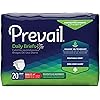 Prevail Adult Incontinence Briefs, Medium Heavy Absorbency, 20 Count