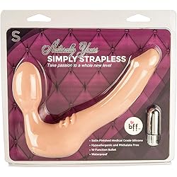 Si Novelties BFF Naturally Yours Simply Strapless Strap-on Ivory Flesh Cock, Ivory Flesh, 5.75 Inch