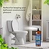 Toilet Spray 8 fl oz - Bathroom Air Freshener Spray for Home, Travel- Poop Sprays for Toilet- Lemongrass, Orange and Tea Tree - Odor Eliminator Sprayer - Christmas Gag Gift - Nexon Botanics