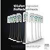 AquaSonic DUO PRO – Ultra Whitening 40,000 VPM Electric Smart ToothBrushes – ADA Accepted - 4 Modes with Smart Timers - UV Sanitizing & Wireless Charging Base - 10 ProFlex Brush Heads & 2 Travel Cases