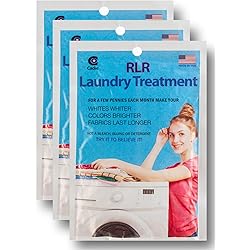 RLR Natural Powder Laundry Detergent – Whitens, Brightens, Refreshes Baby Cloth Diapers, Musty Towels, Workout Clothes - Non-toxic, Fragrance-Free For Sensitive Skin Pack of 3