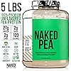 5LB 100% Pea Protein Powder from North American Farms - Vegan Pea Protein Isolate - Plant Protein Powder, Easy to Digest - Speeds Muscle Recovery