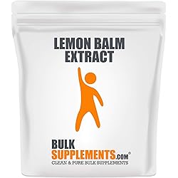 BulkSupplements.com Lemon Balm Extract Powder - Lemon Balm Herb - Natural Calm Mental Clarity 250 Grams - 8.8 oz