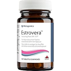 Metagenics Estrovera® – Plant-Derived Menopausal Hot Flash Relief, 90 Servings