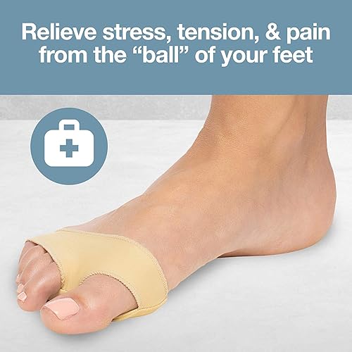 ZenToes Ball of Foot Pads Metatarsal Cushions for Metatarsalgia, Arthritis and Sesamoid Pain Relief 1 Pair Large, Women 8-10, Men 9-11