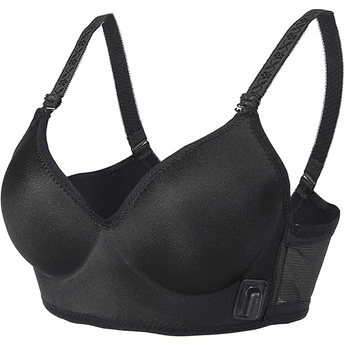 Heated Vibration Massage Bra Breathable Vibration Chest Enlargement Electric Breast Massage Bra Enhancer Shaping Beautiful Chest Intelligent Temperature Control USB Rechargeable