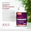 Jarrow Formulas Resveratrol 100 mg - 60 Veggie Caps, Pack of 2 - Resveratrol Vitamin C - Antioxidant & Cardiovascular Support - 60 Servings