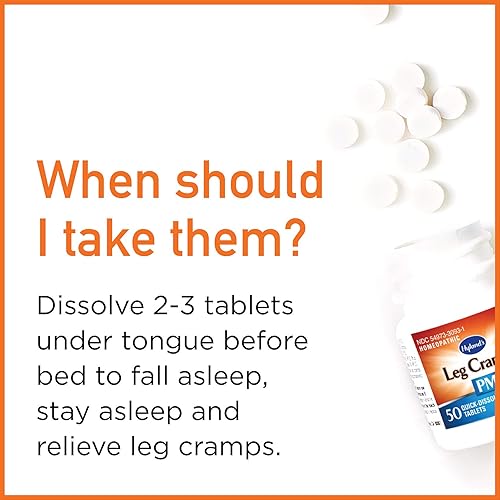 Hyland's Leg Cramps PM - 50 Tablets ea Pack of 4