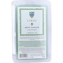 Lindi Skin: Cooler Pad - Cooling Hydro-Gel Formulated To Reduce Redness And Inflammation 1 Pack, 4x7 in.