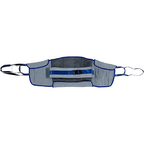 Patient Aid Padded Sit to Stand Lift Sling PASA4, with Back Support Padding and Stand Assist Lifting Straps for Moving Patients 400-600 lbs, Extra Large Transfer Sling Works with Most Patient Lifts