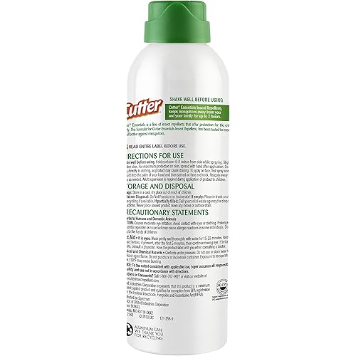 Cutter Natural Insect Repellent2, Aerosol, 6-Ounce