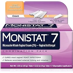 Monistat 7-Day Yeast Infection Treatment | Cream External Itch Relief Cream