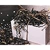 Crinkle Cut Paper Shred Filler 12 LB for Craft DIY's Packaging, Black & Gold Shredded paper for Gift Box, Wrapping & Basket Filling for Christmas, Halloween & Wedding Decorations Black & Gold