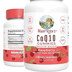 CoQ10 | 1 Month Supply | CoQ10 Gummies | CoQ10 Supplements for Adults & Kids | Gummy Supplements for Heart Health & Cellular Energy | Vegan | Non-GMO | Gluten Free | 60 Count