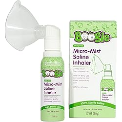 Boogie Micro-Mist Inhaler Saline Spray 1.7oz Unscented - Pack of 1