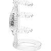 Doctor Love's Zinger Vibrating Cock Cage Enhancer Ring Sleeve, Clear