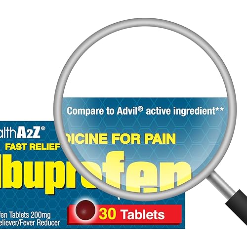 HealthA2Z Ibuprofen Tablets 200mg, 24 Packs of 30 Tablets720 Tablets Total, Value Package