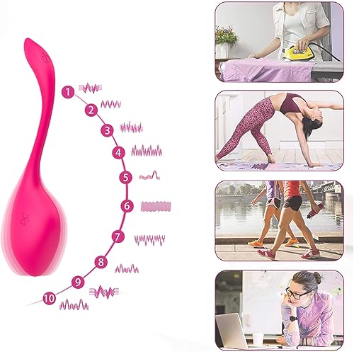 Smart Pelvic Floor Muscles Trainer,Trainer with APP Control,Made of Silicone, Waterproof,Durable