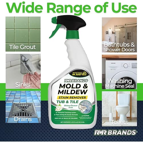 RMR-86 Instant Mold and Mildew Stain Remover and RMR - Tub and Tile Cleaner, Mold & Mildew Stain Remover Bundle