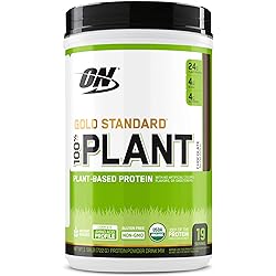 Optimum Nutrition Gold Standard 100% Plant Based Protein Powder, Vitamin C for Immune Support, Chocolate, 1.59 Pound