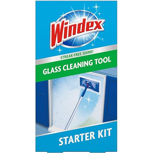 Windex Outdoor All-In-One Glass and Window Cleaner Tool Starter Kit Packaging May vary