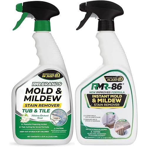 RMR-86 Instant Mold and Mildew Stain Remover and RMR - Tub and Tile Cleaner, Mold & Mildew Stain Remover Bundle
