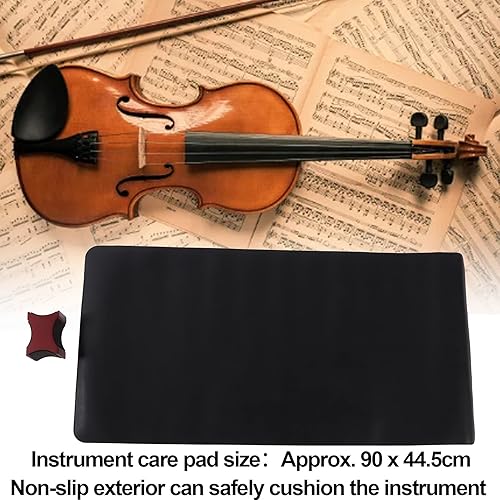 minifinker Instrument Care Mat, Anti-Scratch Instrument Protection Mat Soft and Comfortable Sturdy and Durable for Electric Guitar