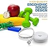 Body Tape Measure - 2 Pack Measuring Tapes for Body and Fat Weight Monitors, Inches & Cm Retractable Tape Measure Ruler for Accurate Body Fat Calculator Helps Calculate Fitness Body Measurements